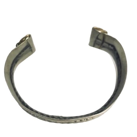 Vintage Boho silver cuff bracelet - Picture 3 of 5